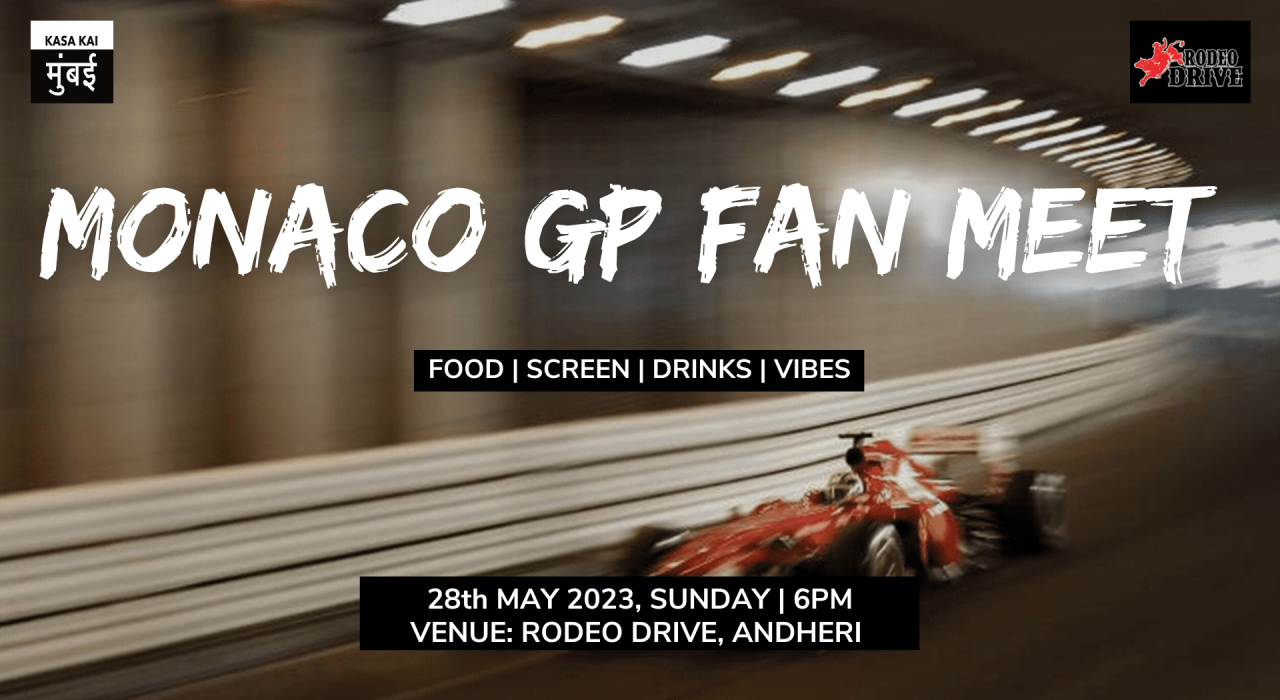 MONACO GP- RODEO DRIVE- F1