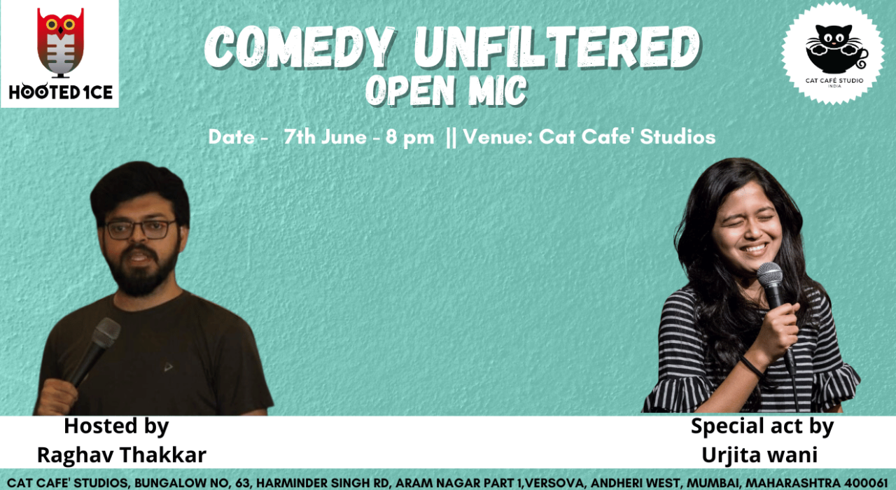 Comedy Unfiltered Open Mic ft. Urjita Wani