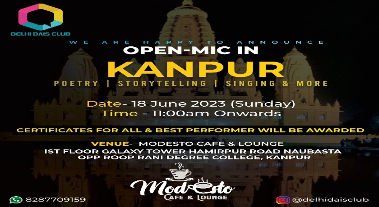 Poetry, Storytelling & Singing Open-Mic event