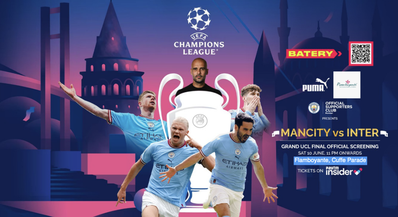 Grand South Bombay UCL Final Screening | Mancity v Inter