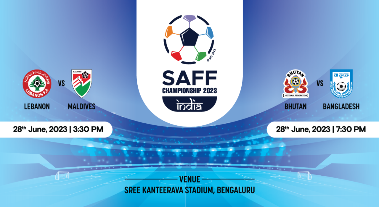 SAFF Championship- Day 6: LBN v MLD and BHU v BAN