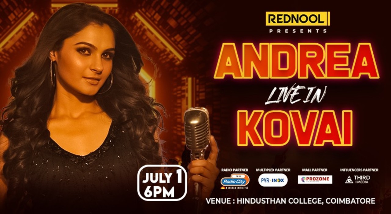 ANDREA JEREMIAH- LIVE IN CONCERT COIMBATORE