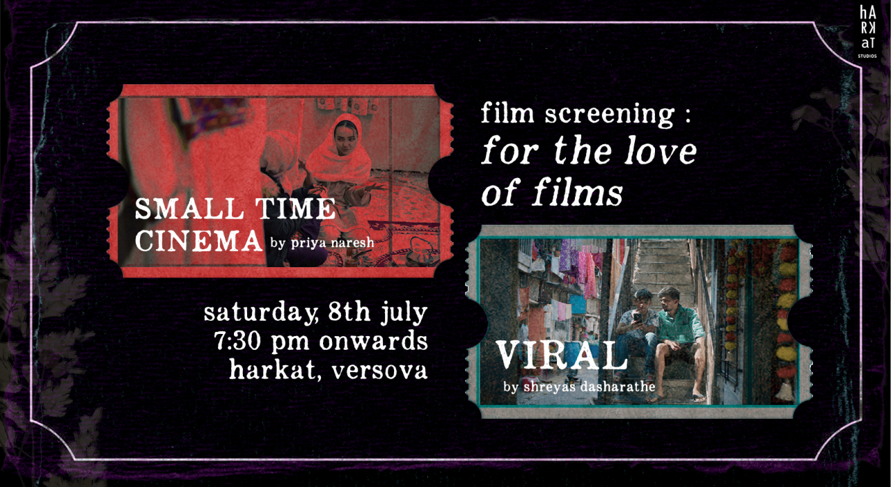 Film Programme : For the love of Films