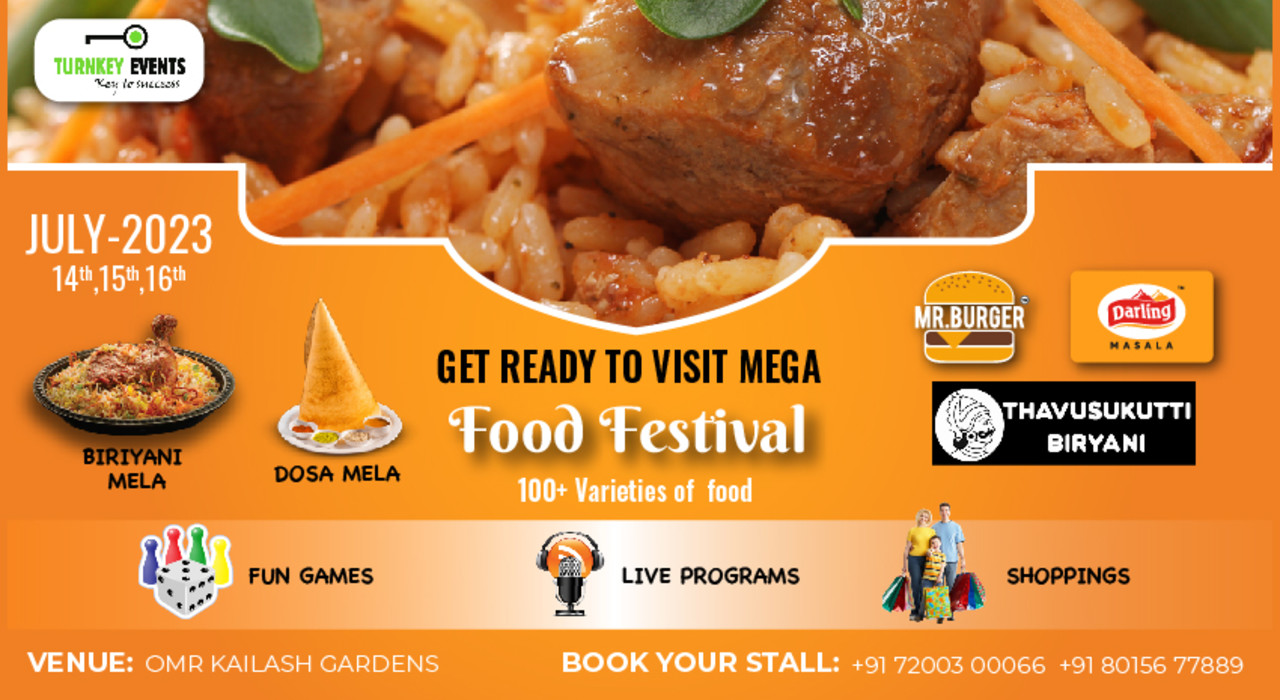 CHENNAI FOOD FESTIVAL & SHOPPING FEST - 2023