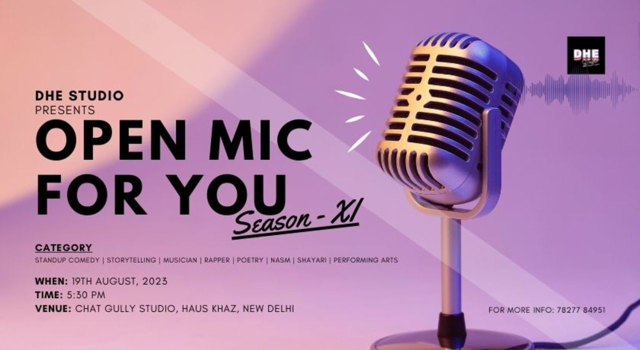 Open Mic For You Season-11 #dheopenmic