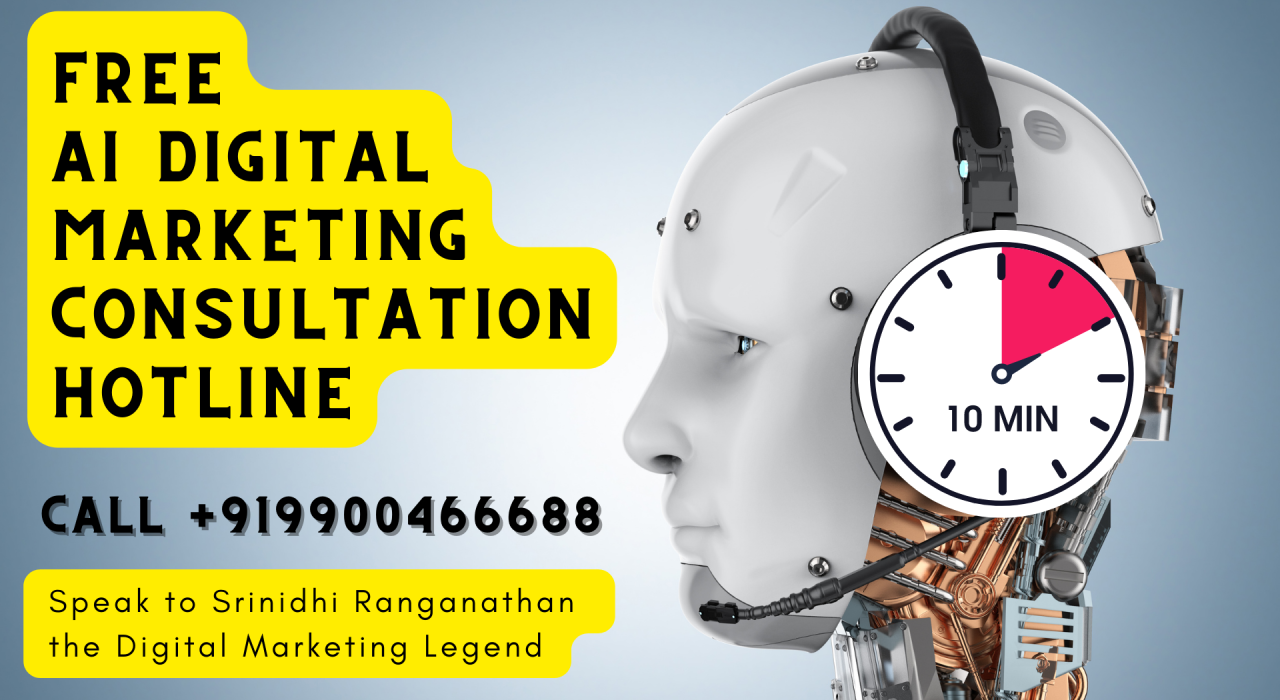 Free AI Digital Marketing Consultation Hotline Webinar