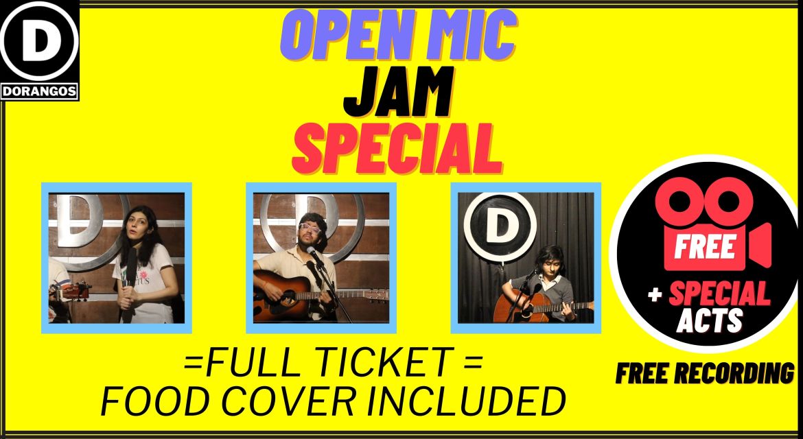 OPEN MIC JAM SPECIAL-POETRY/SINGING/MUSIC