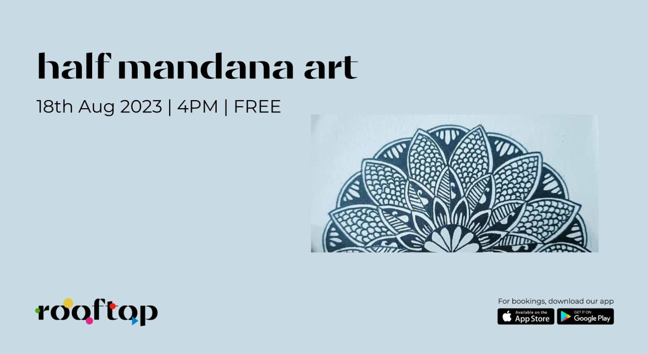 Half Mandana Art