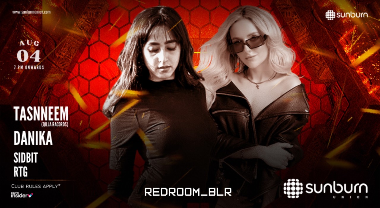 Redroom Ft. Danika & Tasnneem at Sunburn Union.