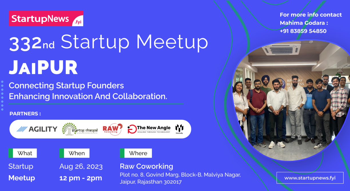332nd Startup Meetup @Jaipur