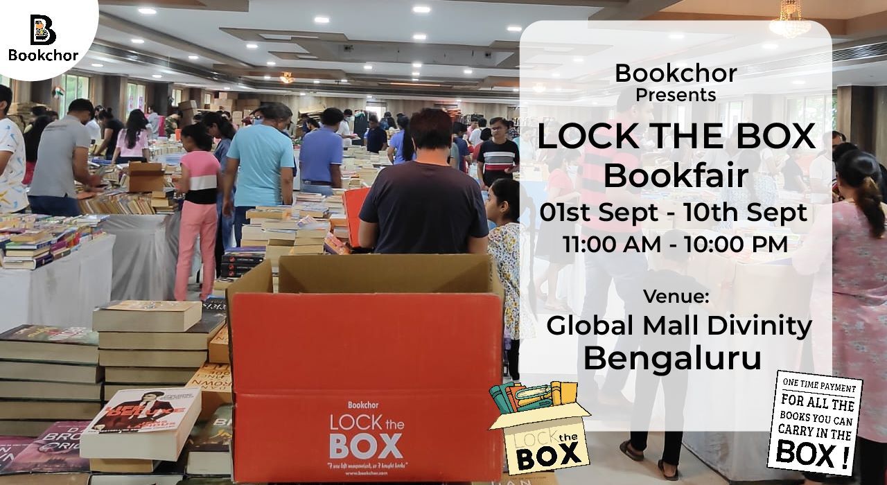 Lock the Box : Bookchor's Book Sale ( 1st - 10th Sept. - Global Malls Divinity, Bengaluru)