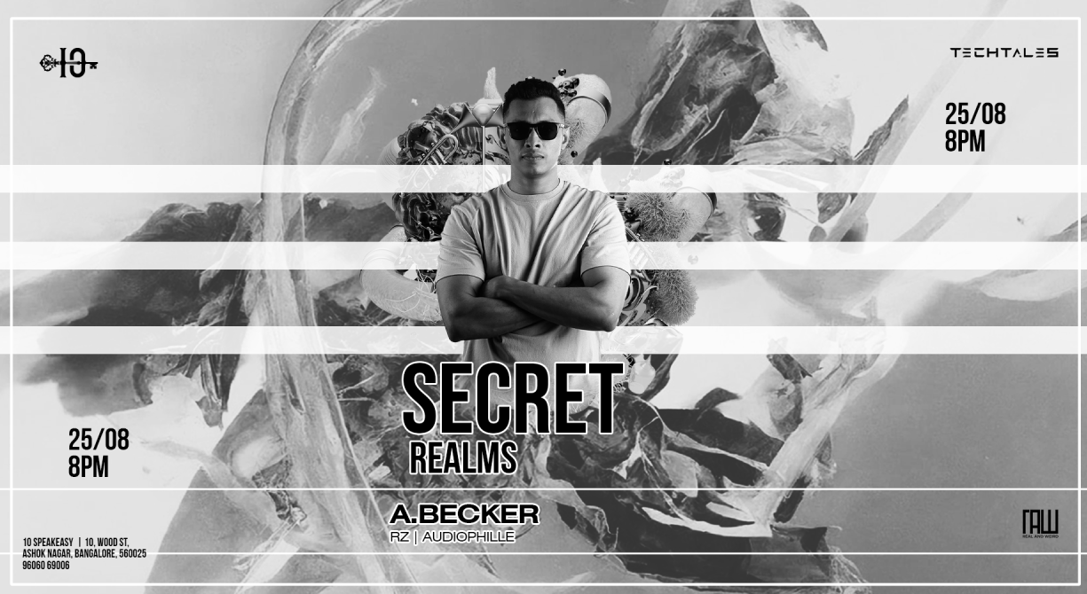 Secret Realms Ft. A.Becker at 10 Speakeasy!