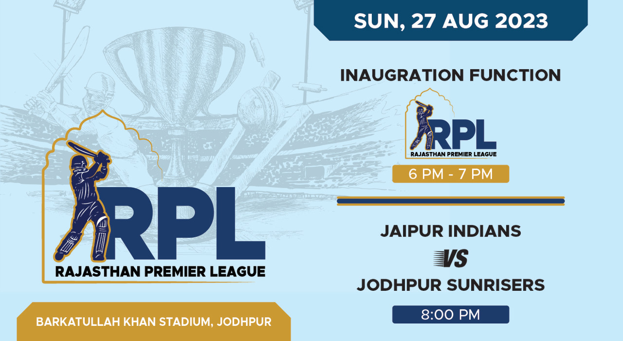 RPL T20 Tournament 2023 - Jaipur Indians vs Jodhpur Sunrisers
