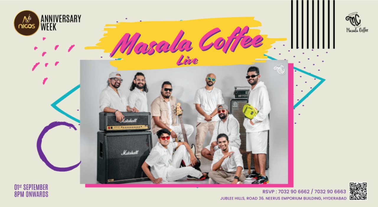 Masala coffee band at NICOS | 1st Anniversary celebrations
