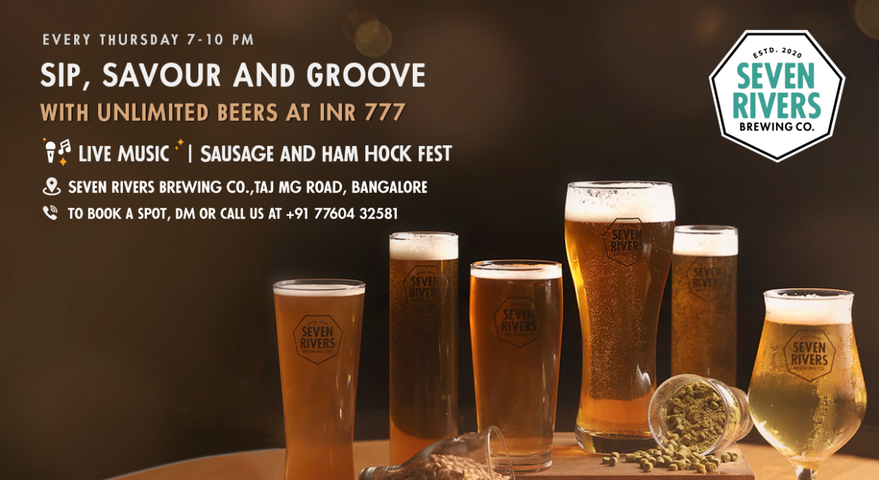 SIP, SAVOUR & GROOVE with UNLIMITED BEERS @ INR 777