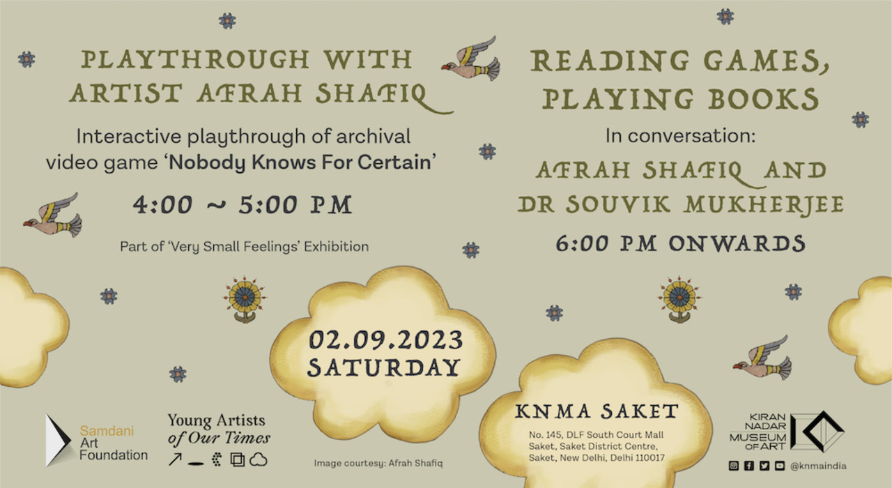 Playthrough & Conversation - Afrah Shafiq & Dr Souvik Mukherjee