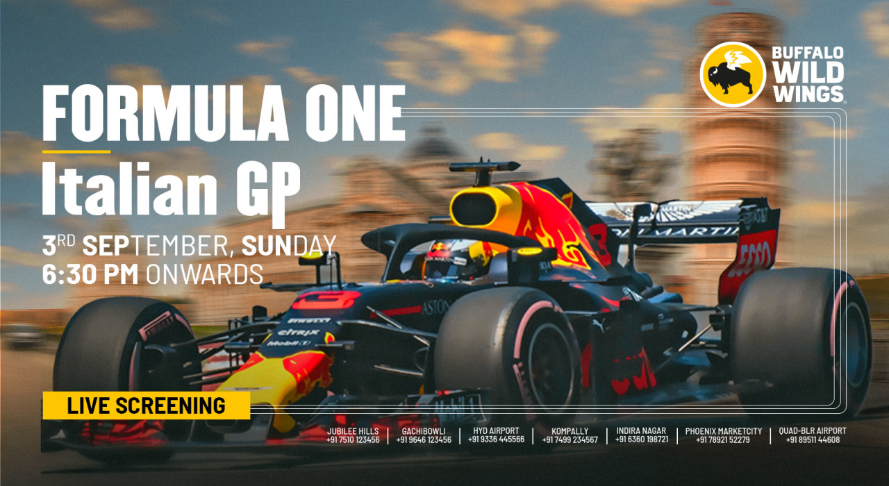 Formula One | Italian GP | Live Screening | BWW Gachibowli