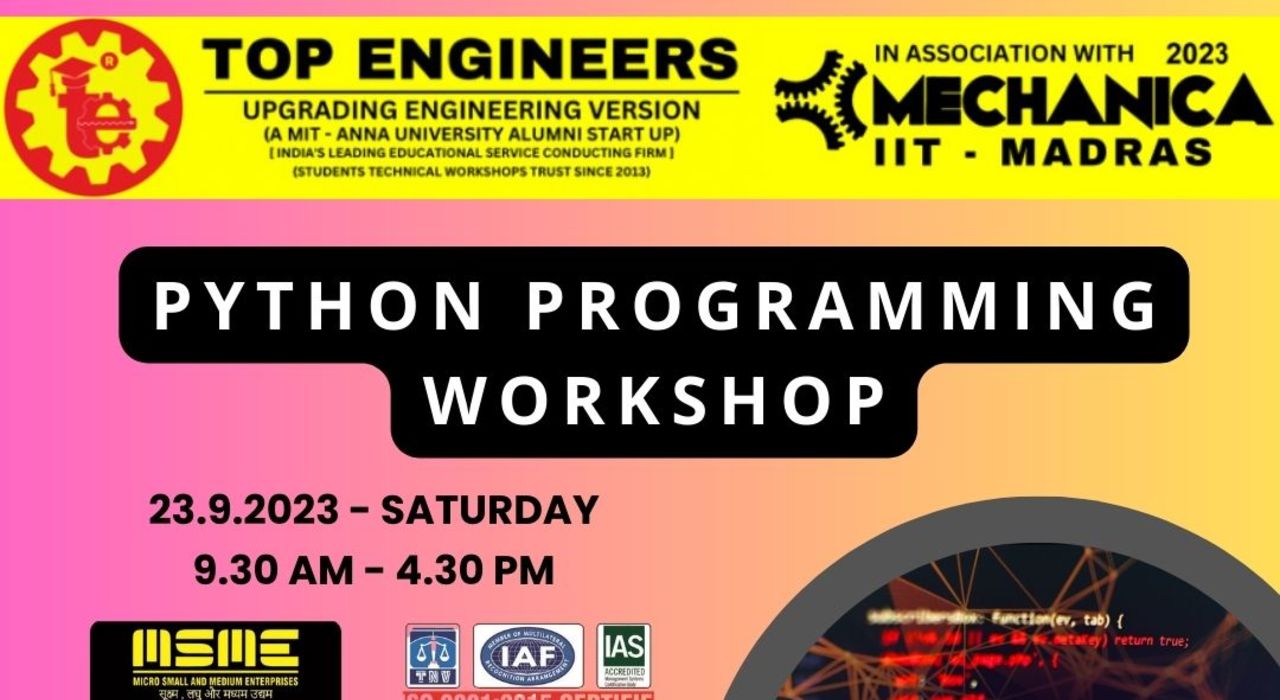 PYTHON PROGRAMMING WORKSHOP