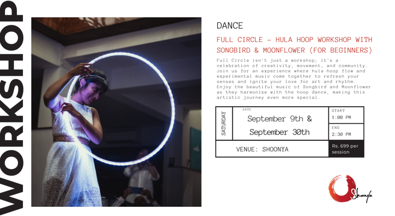 Full Circle - Hula Hoop Workshop with Songbird & Moonflower (For beginners)