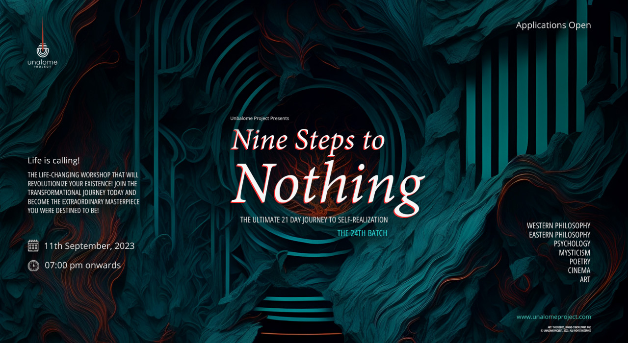Nine Steps to Nothing: Unleashing Your Infinite Potential | Transformational Workshop by Shaurya Singh