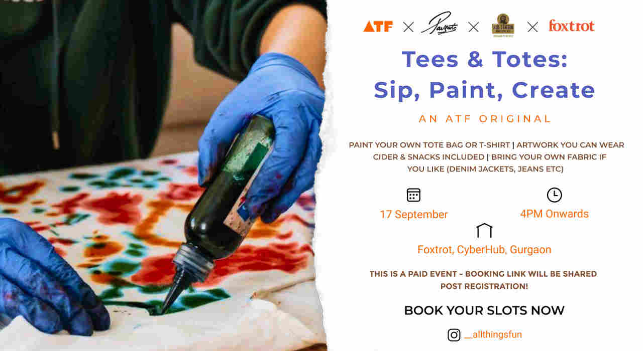 Tees & Totes: Sip, Paint, Create