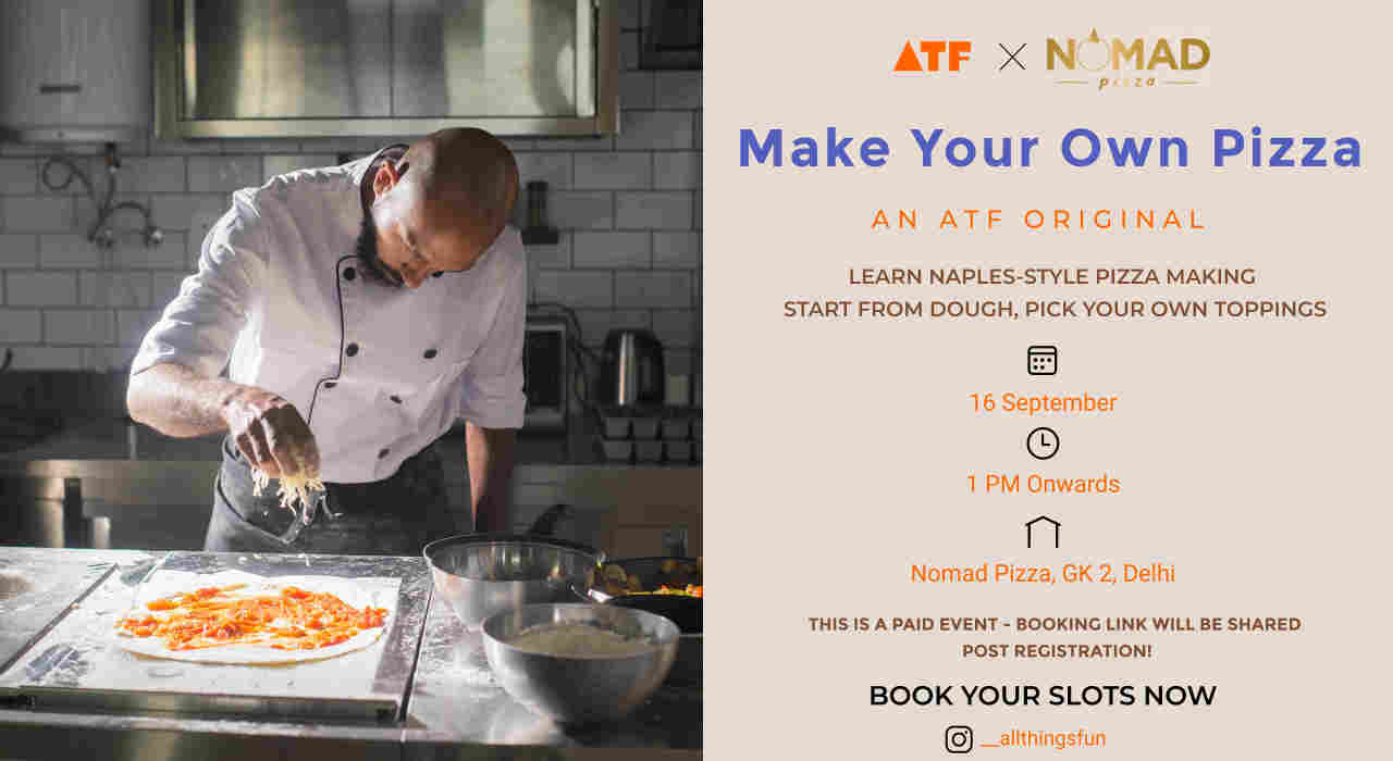 Make your Own Pizza @ Nomad Pizza!