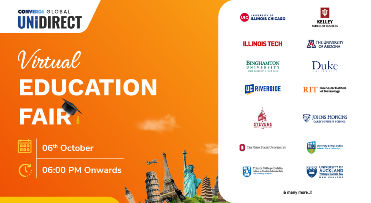 Converge's Global UniDirect Virtual Education Fair!