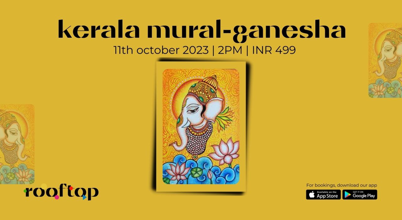 Kerala Mural-Ganesha