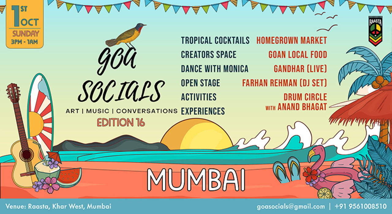 Goa Socials: Edition 16, Mumbai