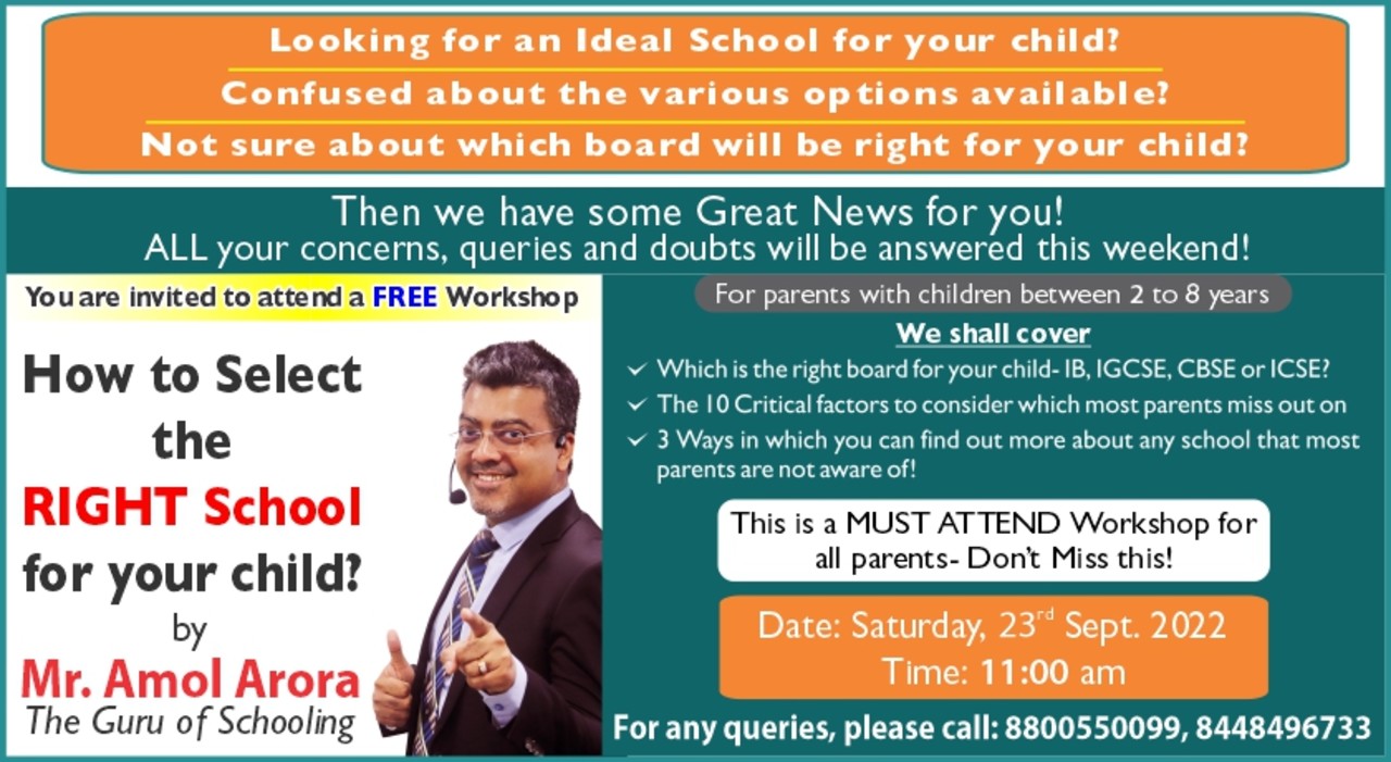How to Select the RIGHT school for your child?