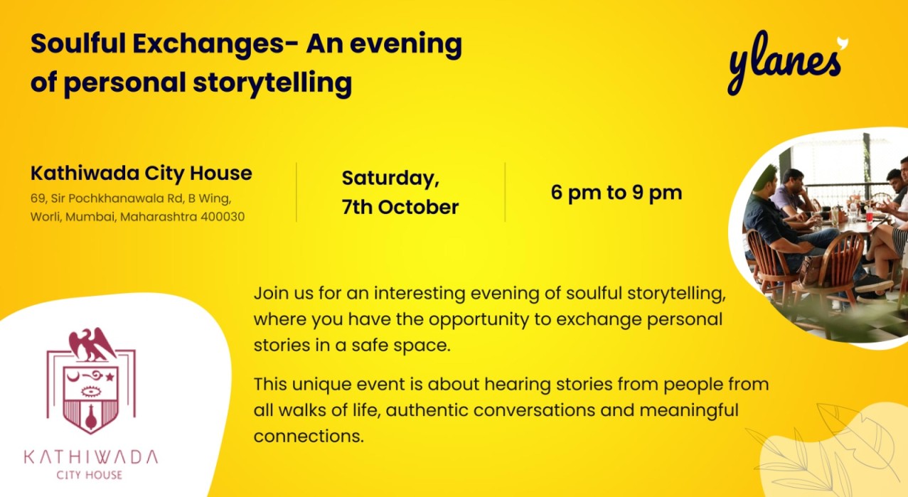 Soulful Exchanges- An evening of personal storytelling
