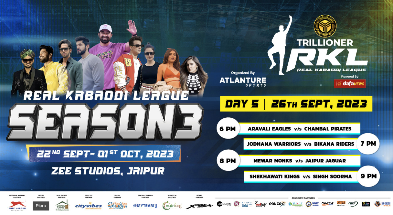 Real Kabaddi League 2023 - Day 05