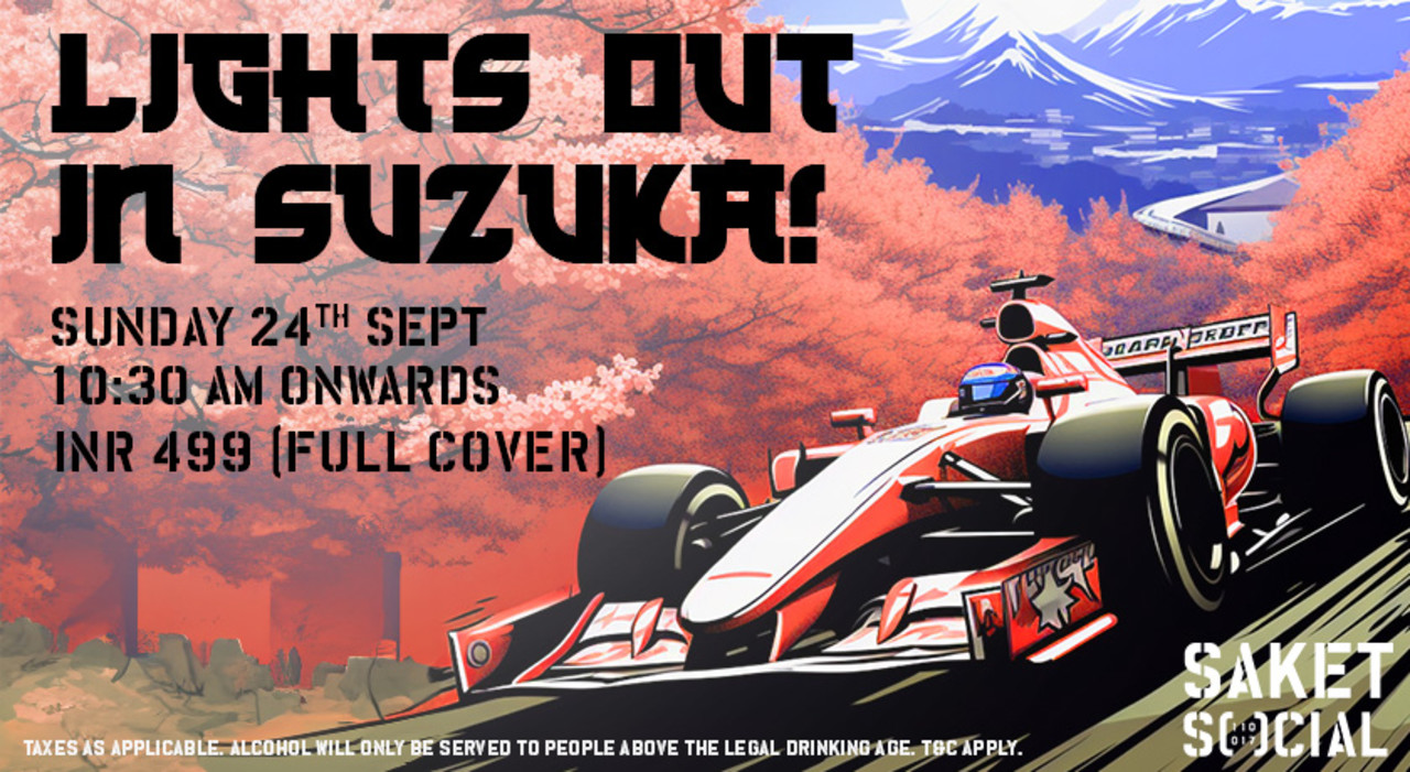 Lights Out in Suzuka Japan GP F1 Screening