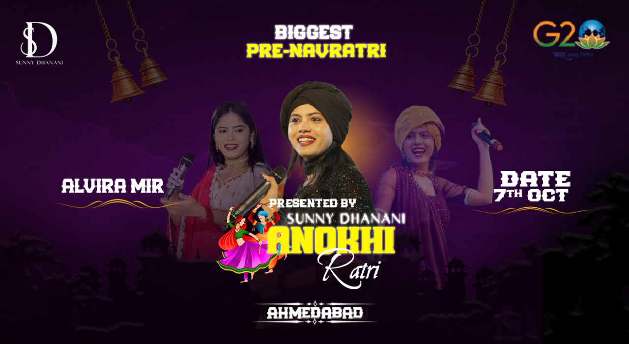 Anokhi Raat: The Biggest Pre-Navratri Celebration in Ahmedabad Presented by Sunny Dhanani | Navratri 2023
