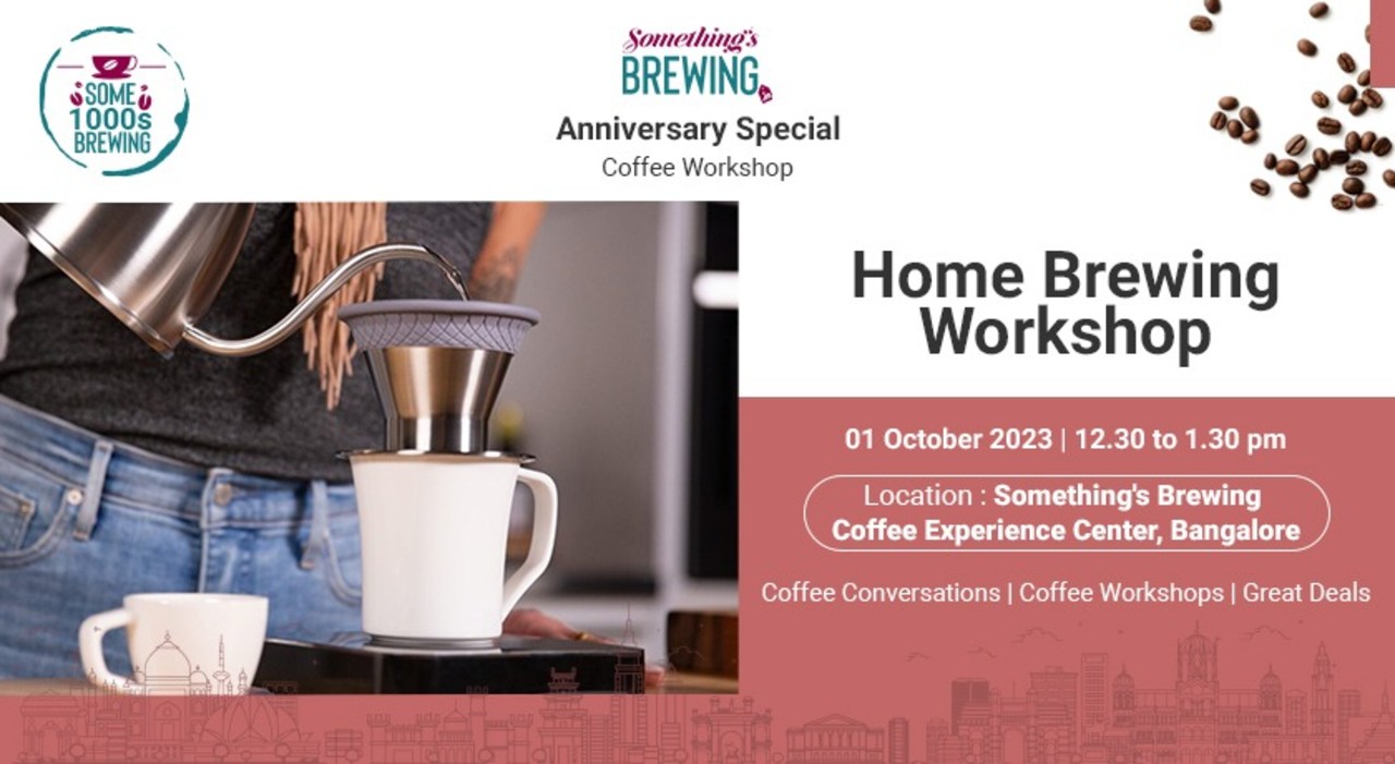 Home Brewing Workshop | Something’s Brewing Anniversary Special Event -Bangalore