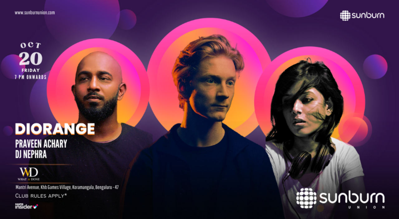 DIORANGE INDIA DEBUT TOUR (Bengaluru)