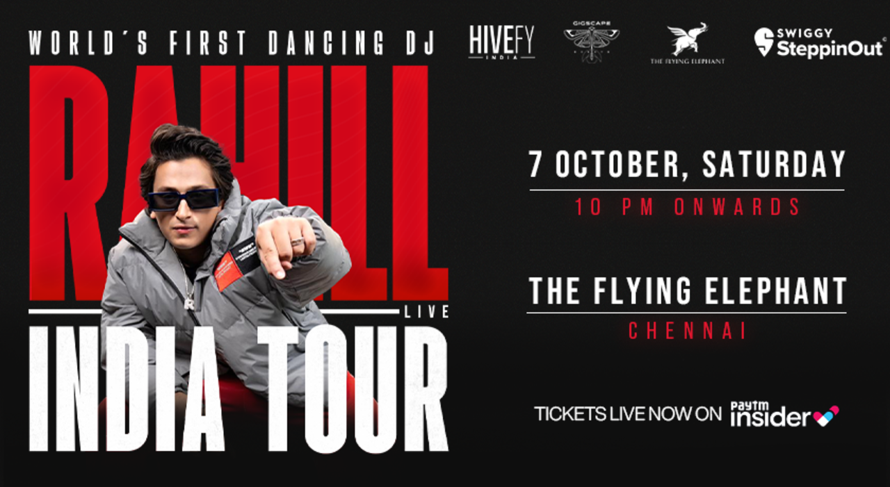 WORLD'S FIRST DANCING DJ RAHILL LIVE - BOLLYWOOD NIGHT