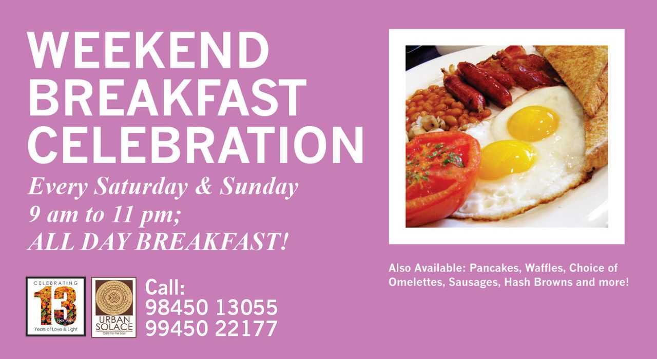 The Urban Solace Weekend Breakfast Celebration