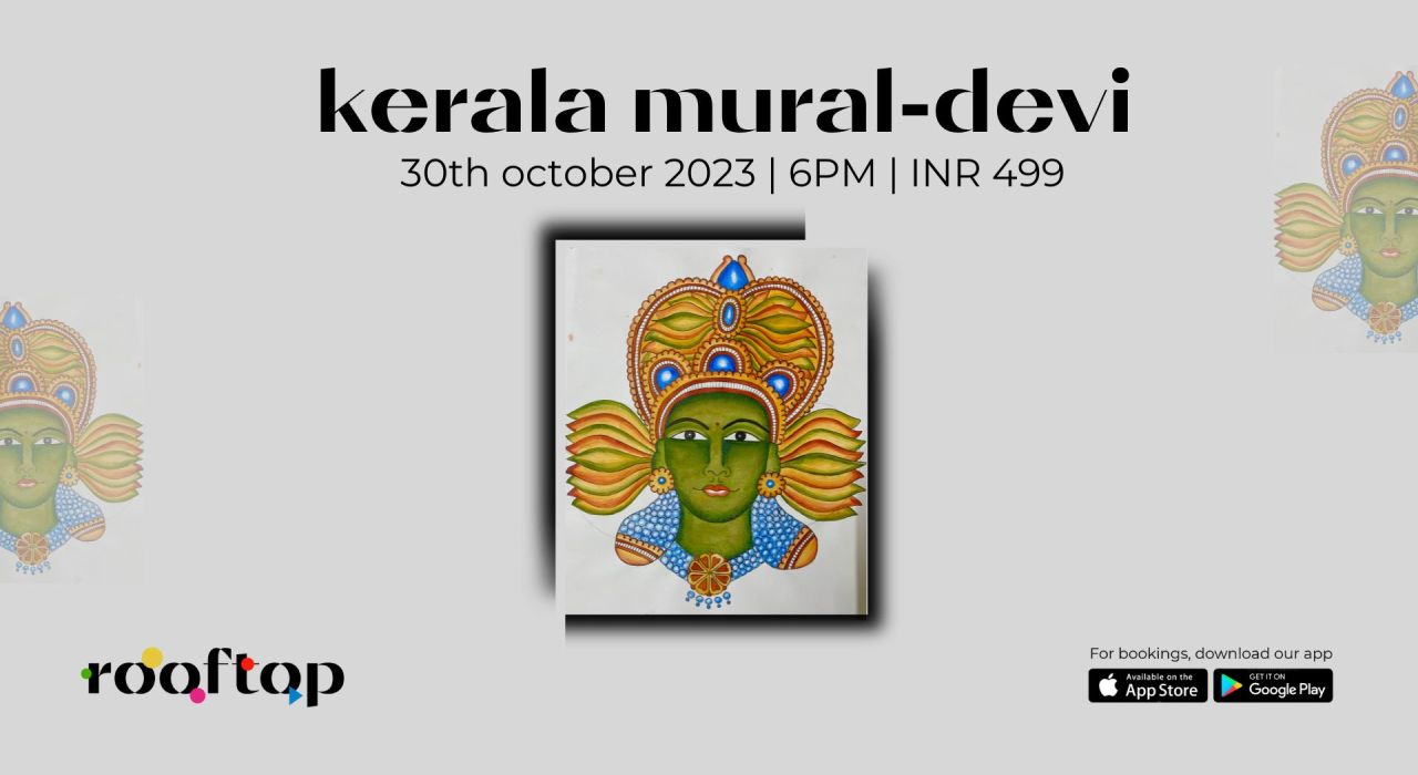 Kerala Mural-Devi