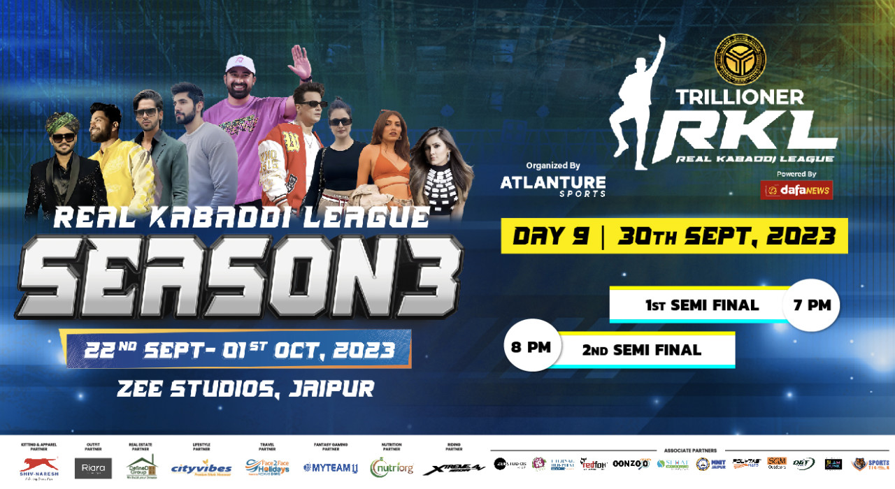 Real Kabaddi League 2023 - 1ST SEMIFINAL & 2ND SEMIFINAL