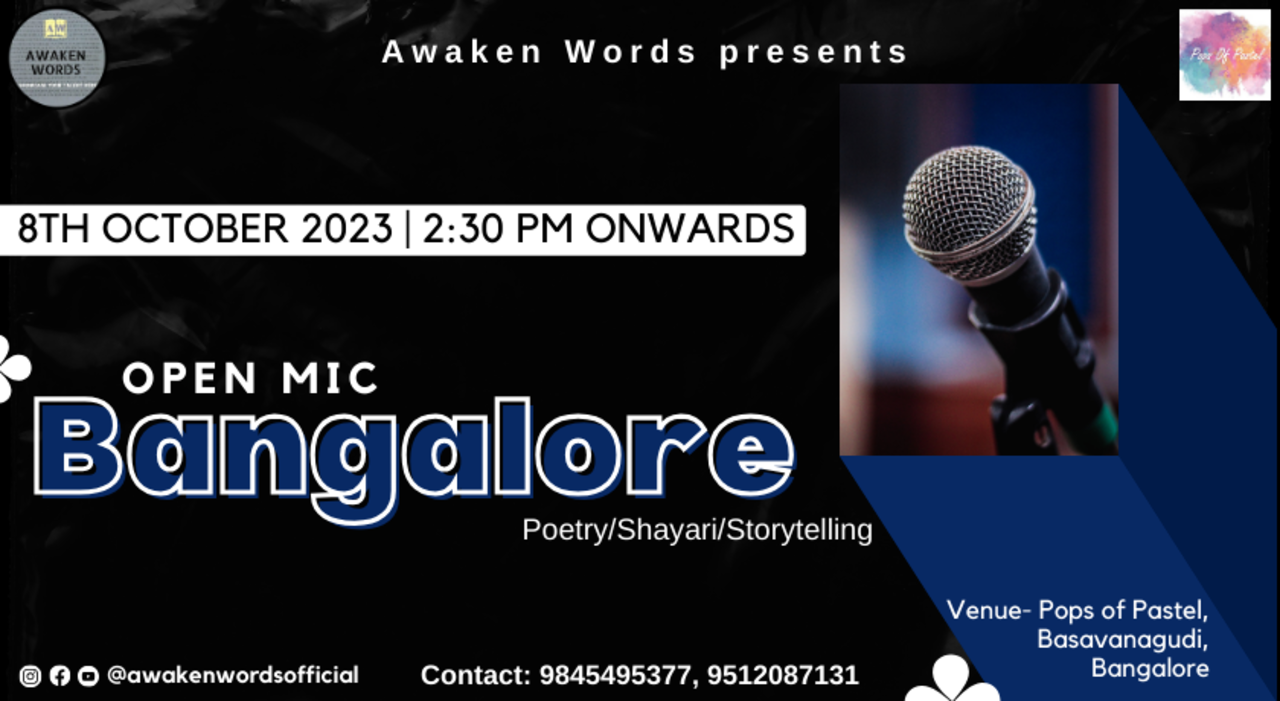 Awaken Words Presents Bangalore Open Mic