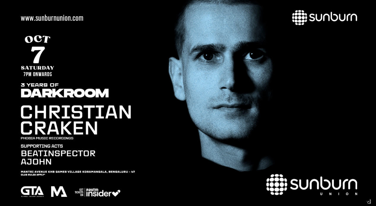 CHRISTIAN CRAKEN Live at Sunburn Union