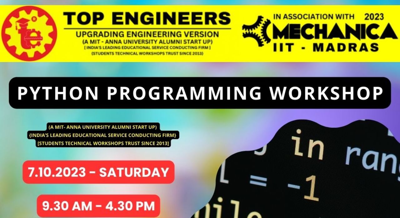 PYTHON PROGRAMMING WORKSHOP