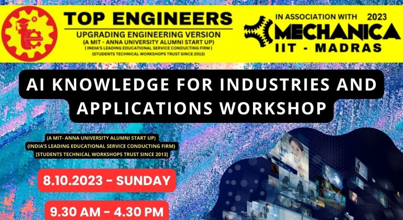 AI KNOWLEDGE FOR INDUSTRIES AND APPLICATIONS WORKSHOP