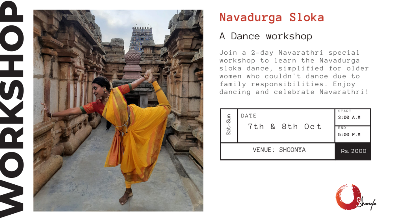 Navadurga Sloka - Dance workshop