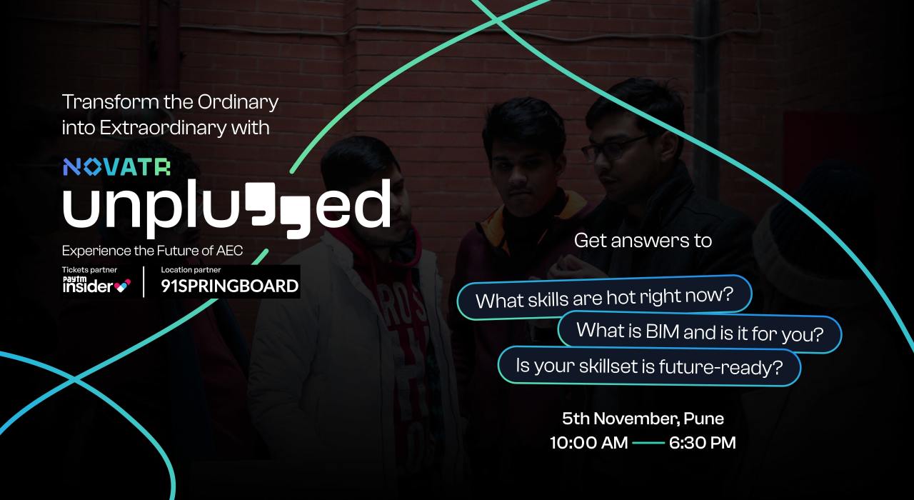 NOVATR Unplugged - Pune | BIM, Digital Twin and Sustainability | BIMmerse Into the Future