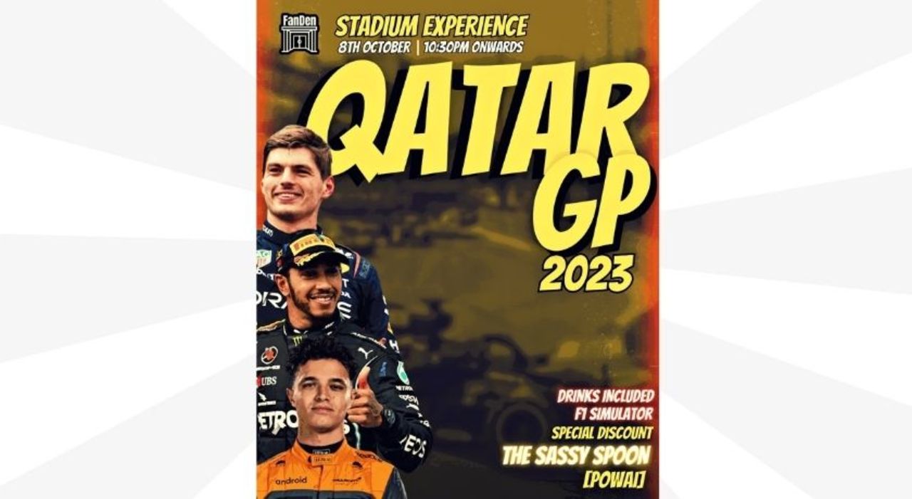 Qatar Grand Prix 2023- Fan Den India