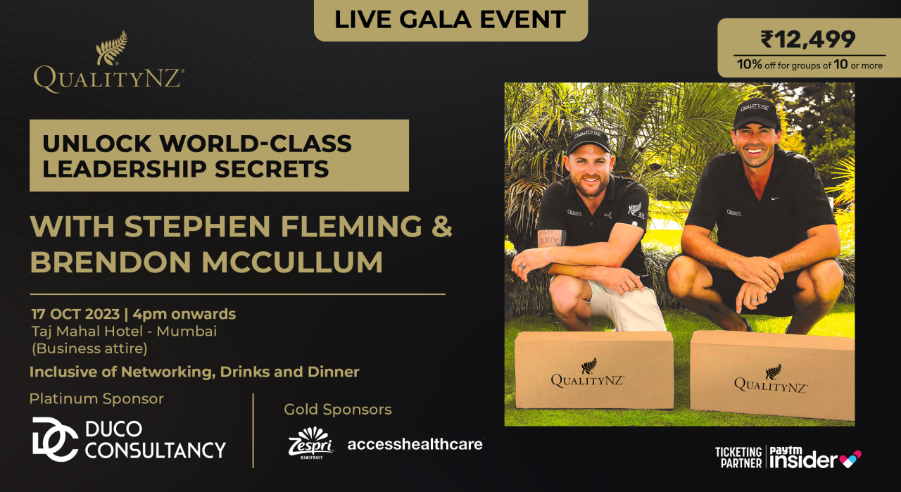 Inside The Dressing Room with Stephen Fleming, Brendon Mccullum | Live in Mumbai