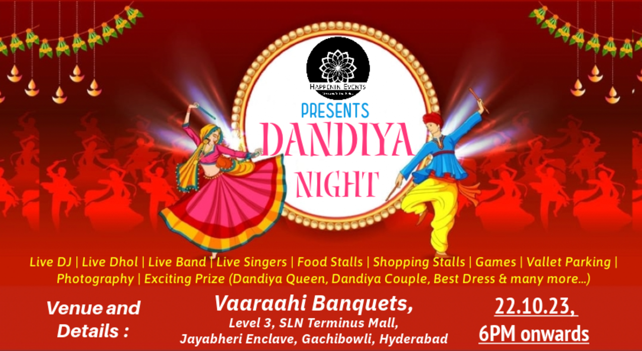 Dandiya Night in Gachibowli @ SLN Terminus | Navratri 2023
