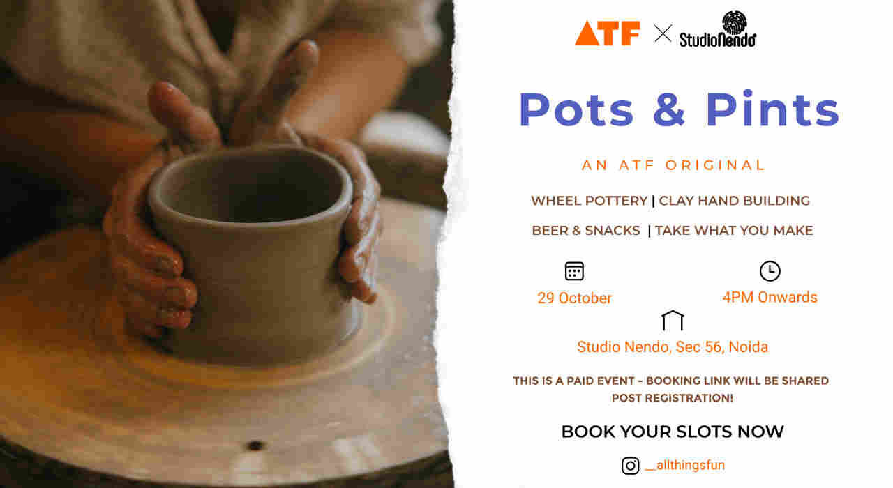 Pots & Pints - A Pottery clay date!